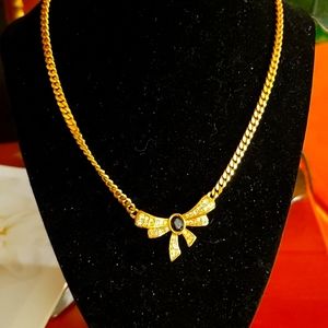 Gold Tone Vendome Necklace